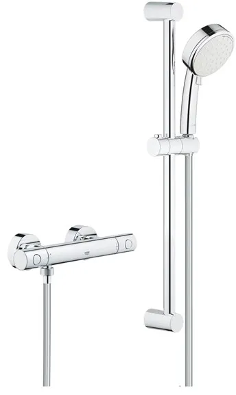 Grohe Tempesta Cosmopolitan 100 suihkusarja Grohtherm 800 Cosmopolitan -suihkuhanalla, kromi