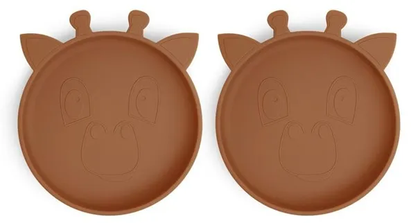 Nuuroo Akila silikonilautanen 2 kpl - Caramel Café