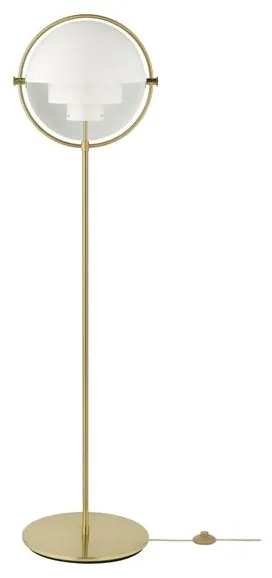 GUBI Multi-Lite Lattiavalaisin Messinki & Valkoinen