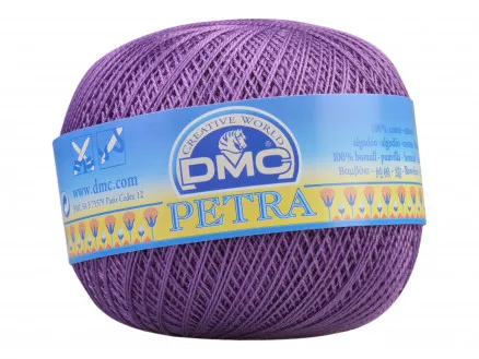 DMC Petra nro 8 Virkkauslanka Unicolor 53837 Lila