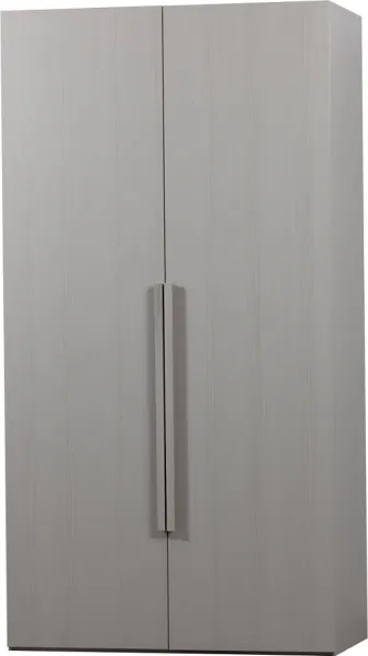 Rens, Vaatekaappi, harmaa, K210xL110xS58 cm, pähkinä