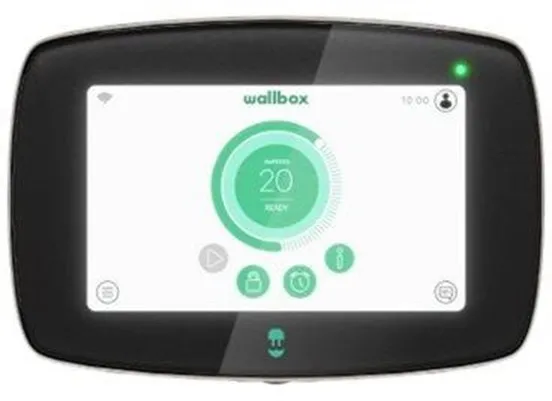 Wallbox Commander 2 latauslaatikko Wi-Fi:llä, 22 kW, 5 metriä, Tyyppi 2, musta
