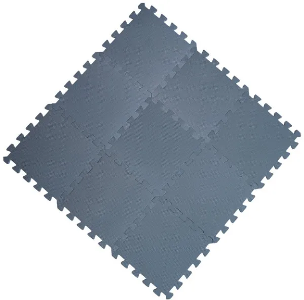 Vaahdotettu leikkimatto Bekids, pölyinen sininen 9 kpl