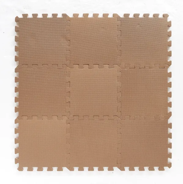 Vaahdotettu leikkimatto Bekids, Cappuccino 9 kpl