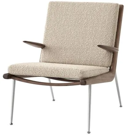 &Tradition Boomerang HM2 Nojatuoli Pähkinä/Karakorum 003/Teräs