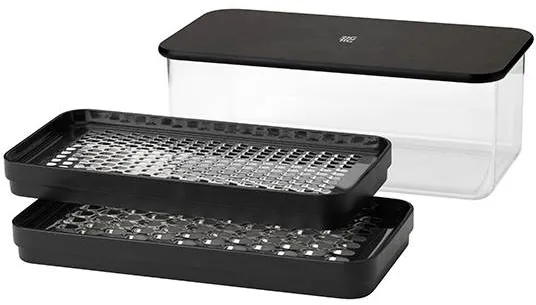 RIG-TIG GRATE-IT raastinrauta säiliöllä - Musta