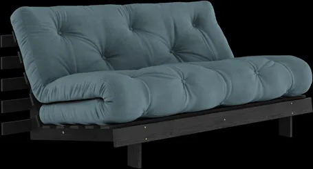 Karup Design Roots vuodesohva Roots-patjalla 160x200 Petrol/Musta lakattu