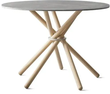 Eberhart Hector 105 Ruokapöytä Vaalea betoni/Vaalea tammi