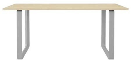 Muuto 70/70 Ruokapöytä 170x85 Tammiviilu/Harmaa