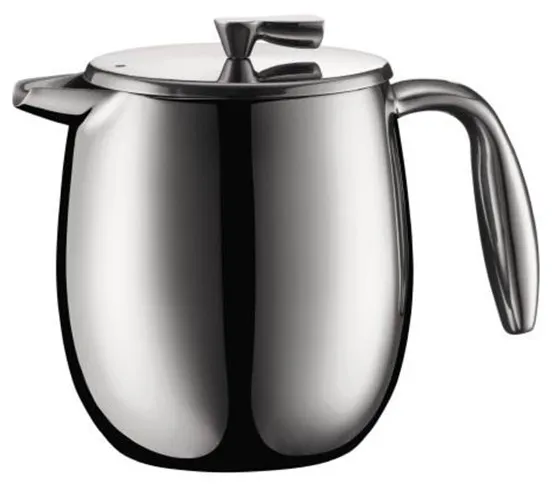 BODUM - COLUMBIA French press Stainless Steel - 4 cup 0.5 L - Mat Crome