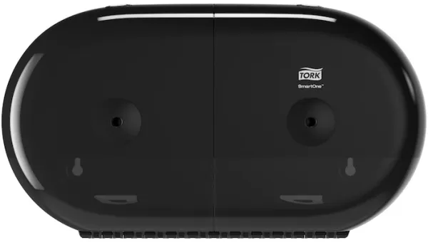 Tork SmartOne T9 Twin, annostelija wc-paperille, musta