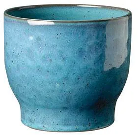 Knabstrup Keramiikka kukkaruukku, pölyinen sininen - Ø:16,5 cm