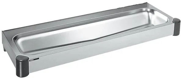 Juvel Intra juvel p12 pesuallas ilman taustalevyä, keskellä oleva viemäri, ruostumatonta terästä